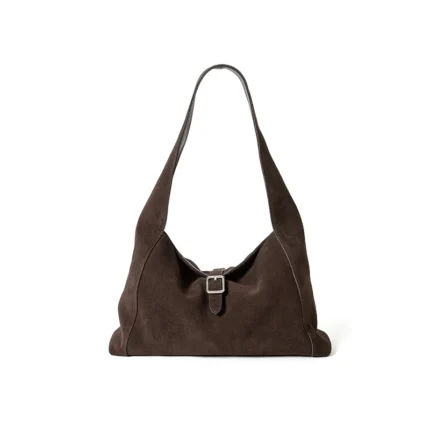 Vintage Frosted Cowhide Underarm Bag